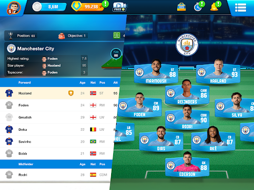 OSM 25/26 Soccer Manager Game screenshot