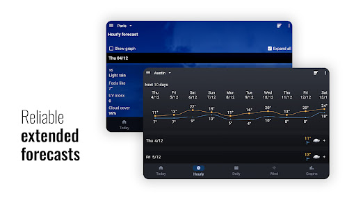 Sense Flip Clock & Weather screenshot