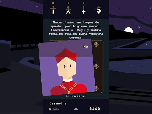 Captura de pantalla de Reigns: Her Majesty