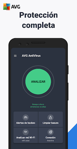 Captura de pantalla de AVG Antivirus y Seguridad