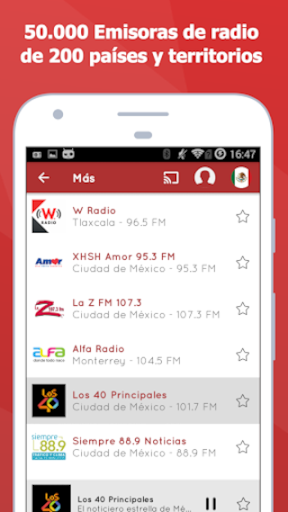 Captura de pantalla de myTuner Radio en Vivo y Online