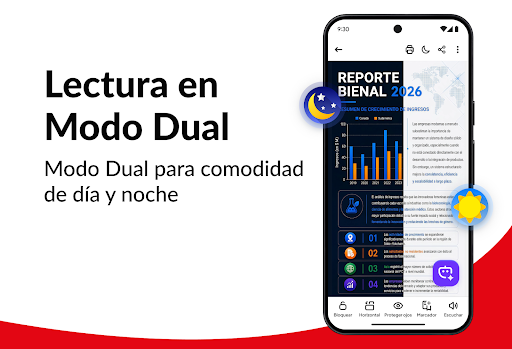 Captura de pantalla de Lector PDF App - Convertir PDF
