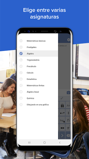 Captura de pantalla de Mathway