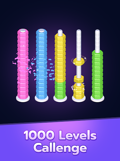 Nuts And Bolts Sort screenshot