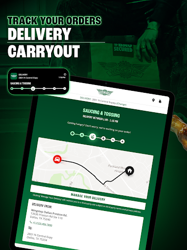Captura de pantalla de Wingstop