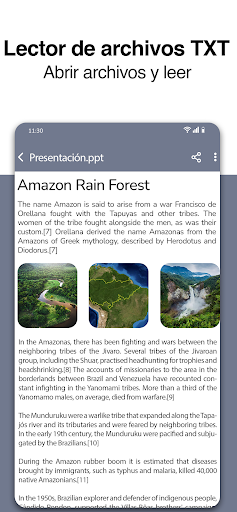 Captura de pantalla de Lector de todos los documentos