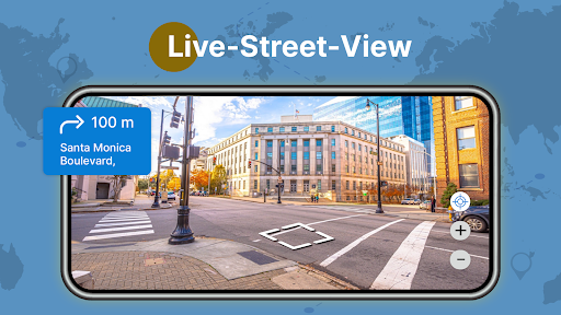 Street View Live 3D-GPS-Karte Screenshot