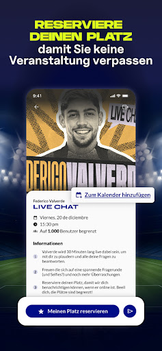 TR - Chat mit Fußballstars Screenshot