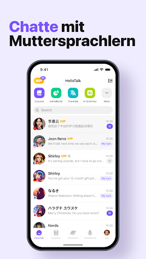 HelloTalk - Sprachen lernen Screenshot