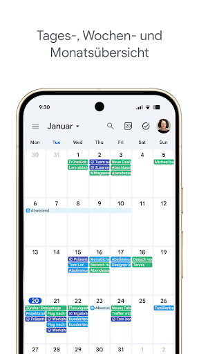 Google Kalender Screenshot