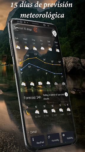 Captura de pantalla de Widget pronóstico del tiempo