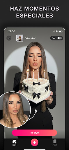 Captura de pantalla de Glam IA: Edita Fotos y Videos