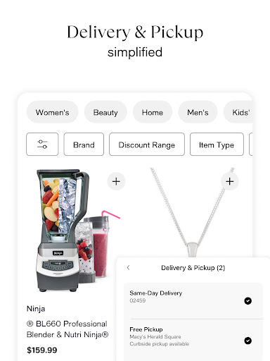 Captura de pantalla de Macy's: shopping & top deals