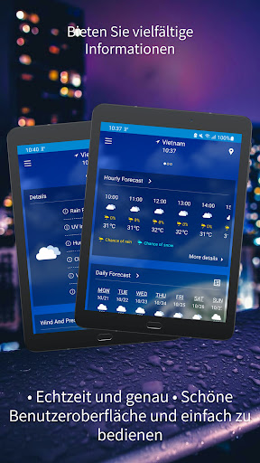 Wettervorhersage (Radarkarte) Screenshot
