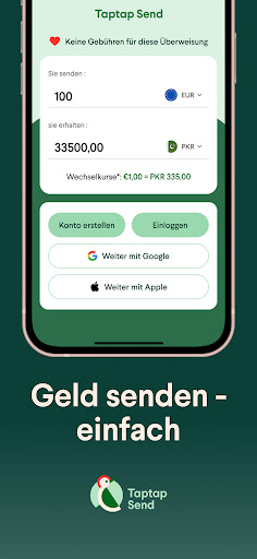 Taptap Send: Geld Senden Screenshot