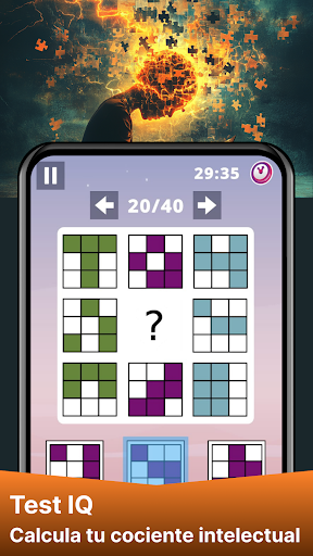 Captura de pantalla de IQ Test de Inteligencia lógica