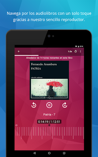 Captura de pantalla de Kobo Books eBooks Audiolibros