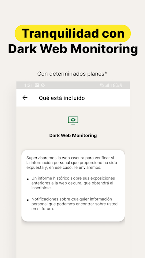 Captura de pantalla de Norton Identity