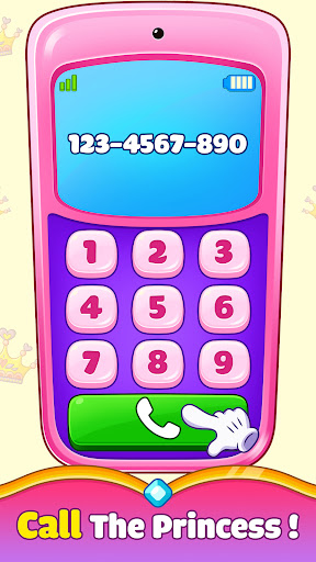 Captura de pantalla de Princess Baby Phone Game