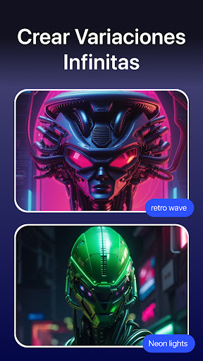 Captura de pantalla de DaVinci - Crea imágenes con IA
