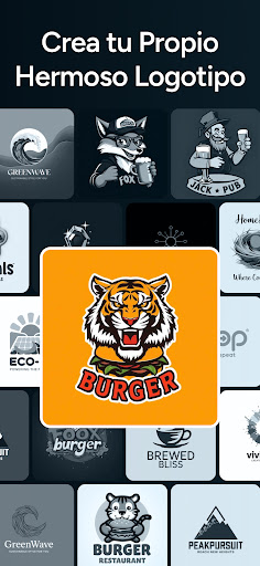 Captura de pantalla de AI Logo Generator - Mark