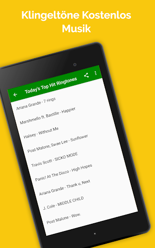 Today's Hit Music Ringtones Screenshot