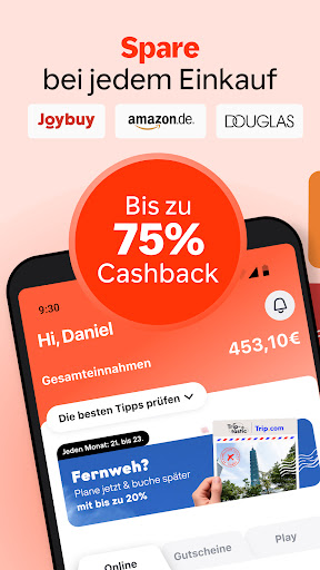 ShopBack. Deine Cashback App! Screenshot