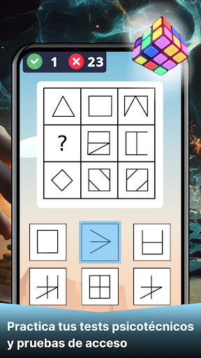 Captura de pantalla de IQ Test de Inteligencia lógica