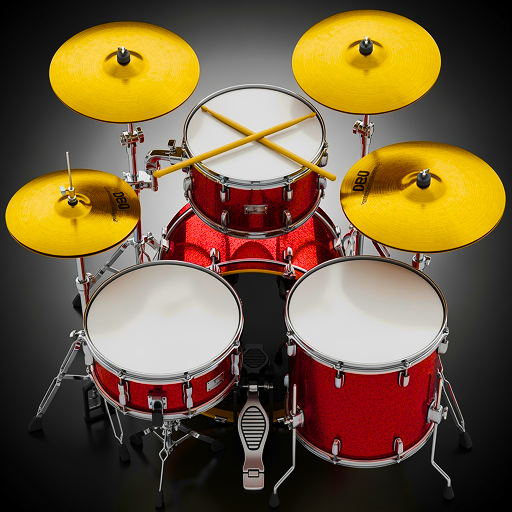 Icono de Drum kit de batería