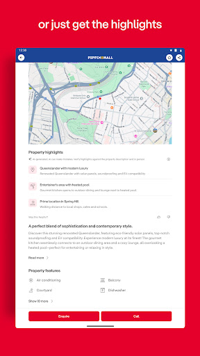 Captura de pantalla de realestate.com.au - Property