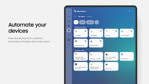 Captura de pantalla de SmartThings