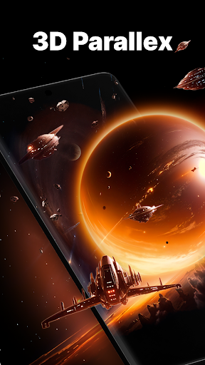 Captura de pantalla de Ondulación y fondo de pantalla