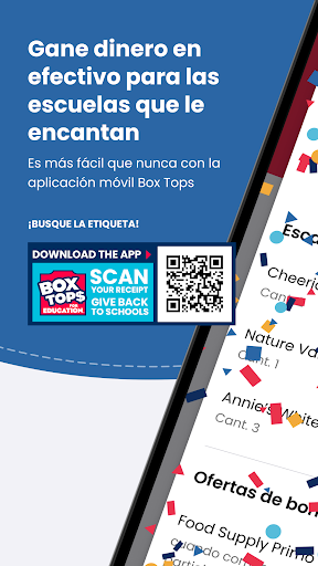 Captura de pantalla de Box Tops for Education™