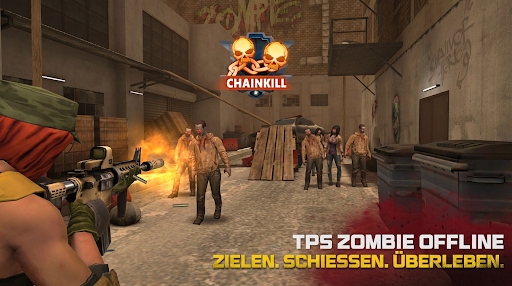 Zombie 3D Waffen Baller Spiele Screenshot