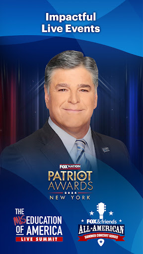 Captura de pantalla de FOX Nation: Celebrate America