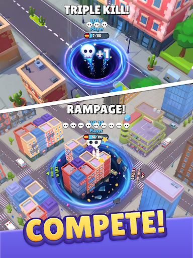Captura de pantalla de Hole.io