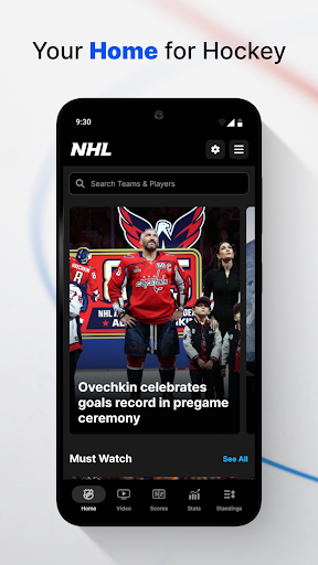 Captura de pantalla de NHL
