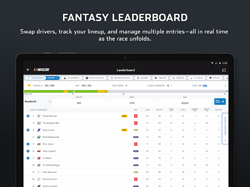 Captura de pantalla de NASCAR MOBILE