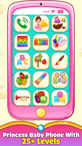 Captura de pantalla de Princess Baby Phone Game