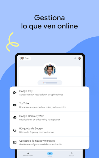 Captura de pantalla de Google Family Link