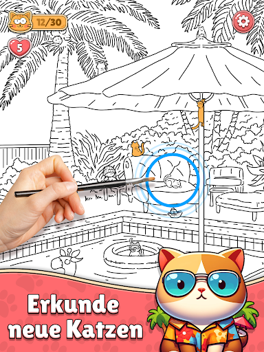 Find The Cat - Spot It! Screenshot