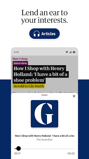 Captura de pantalla de The Guardian - UK & World News