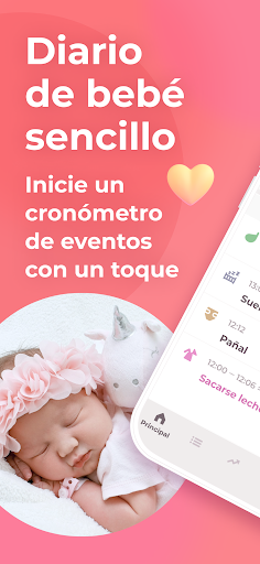 Captura de pantalla de Lactancia y Baby tracker Erby