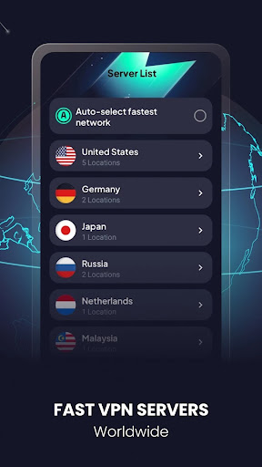 HyperFast VPN-Private Internet Screenshot
