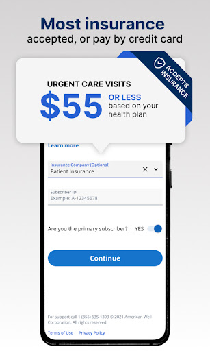 Captura de pantalla de LiveHealth Online Mobile