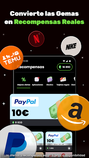 Captura de pantalla de Cash Giraffe - Ganar cupones