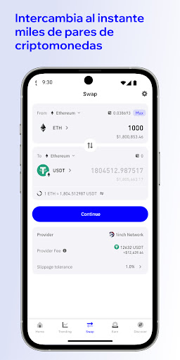 Captura de pantalla de Trust: Crypto & Bitcoin Wallet