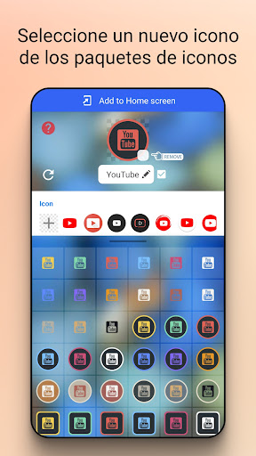 Captura de pantalla de Cambiador de iconos