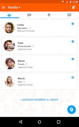 Captura de pantalla de Encuentra mi teléfono - Familo