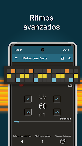 Captura de pantalla de Metrónomo Beats